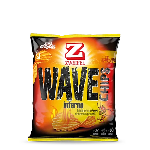 Zweifel Wave Chips Inferno - Chuchichäschtli - Feines aus der Schweiz