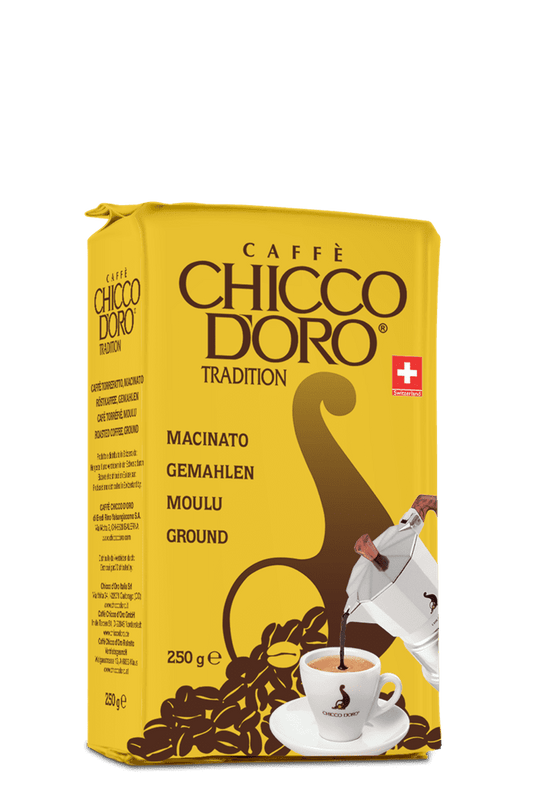 Caffè Chicco d'Oro Tradition gemahlen - Chuchichäschtli - Feines aus der Schweiz