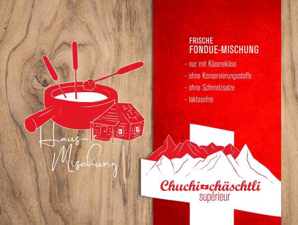 Chuchichäschtli Fondue Fertigmischung frisch - Chuchichäschtli - Feines aus der Schweiz