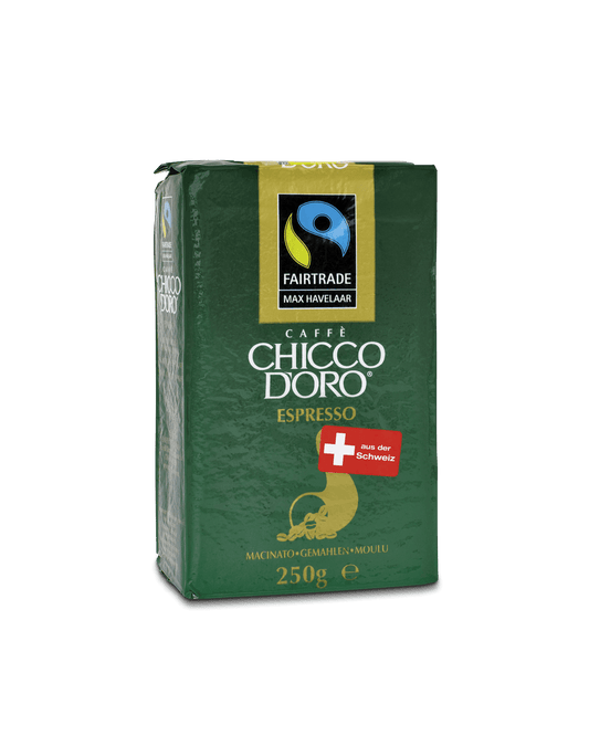 Caffè Chicco d'Oro Max Havelaar Espresso gemahlen - Chuchichäschtli - Feines aus der Schweiz