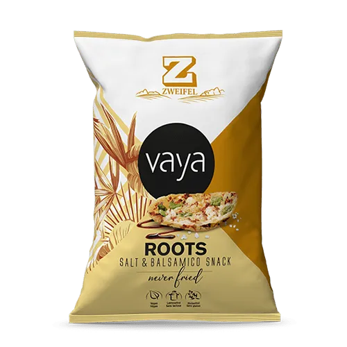 Zweifel Vaya Roots Salt & Balsamico Snack - Chuchichäschtli - Feines aus der Schweiz