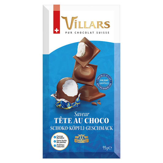 Villars Chocolat Têtes au Choco Milch - Chuchichäschtli - Feines aus der Schweiz