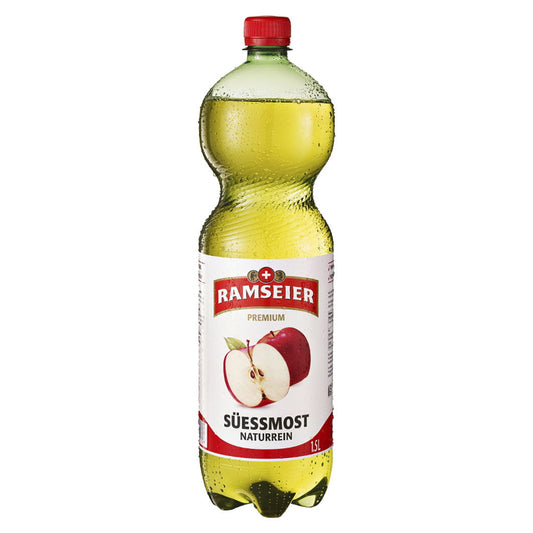 Ramseier Süessmost Premium 1,5l PET (zzgl. € 0.25 Einwegpfand) - Chuchichäschtli - Feines aus der Schweiz