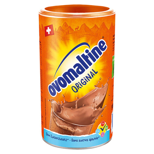 Ovomaltine Original ohne zugefügten Zuckerzusatz (enthält von Natur aus Zucker aus Malz und Milch) - Chuchichäschtli - Feines aus der Schweiz