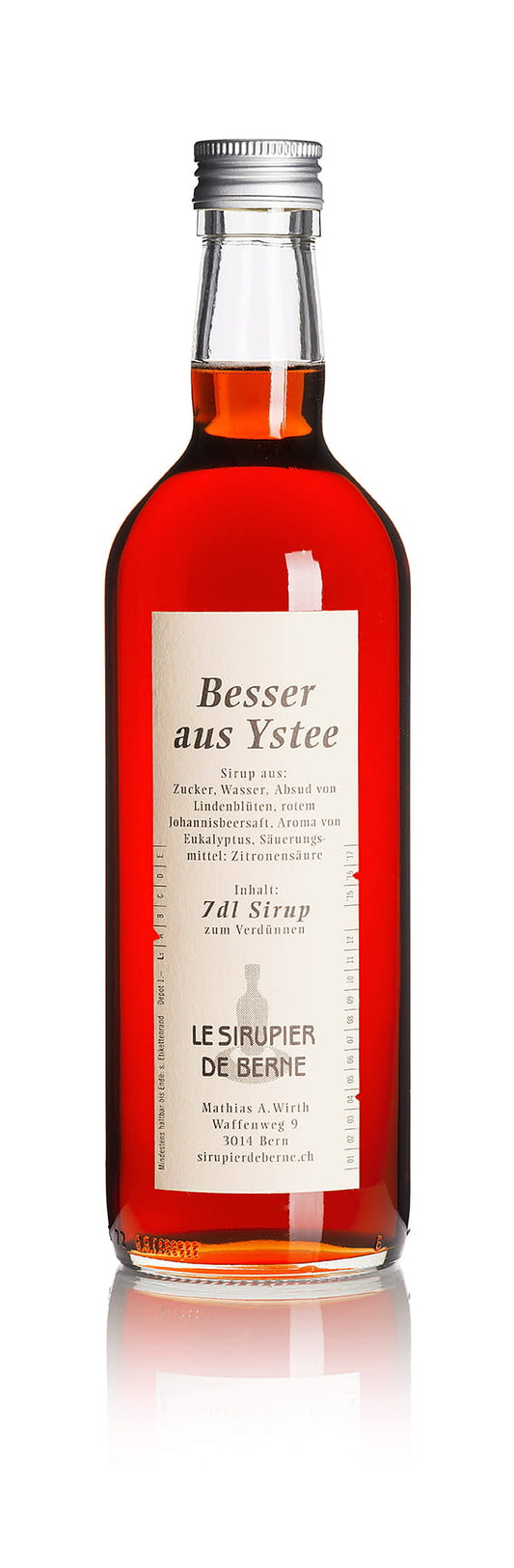 Besser aus Ystee Sirup (Grosse Flasche) - Chuchichäschtli - Feines aus der Schweiz