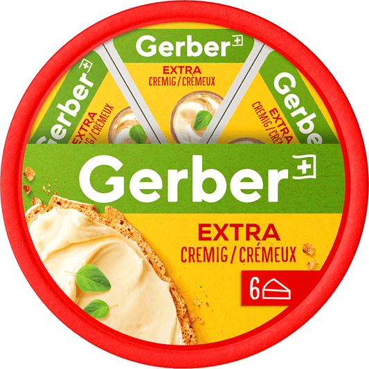 Gerber extra Schmelzkäse laktosefrei - Chuchichäschtli - Feines aus der Schweiz