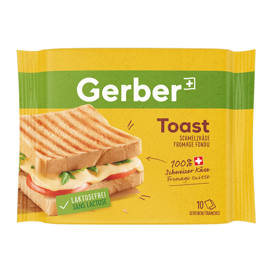 Gerber Schmelzkäse Toast - Chuchichäschtli - Feines aus der Schweiz