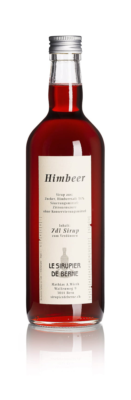 Himbeer Sirup (Grosse Flasche) - Chuchichäschtli - Feines aus der Schweiz