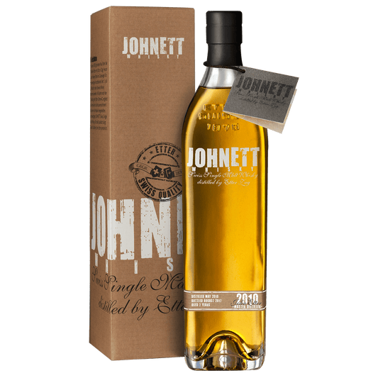 Johnett Swiss Single Malt Whisky 2010, 7 Jahre alt - Chuchichäschtli - Feines aus der Schweiz