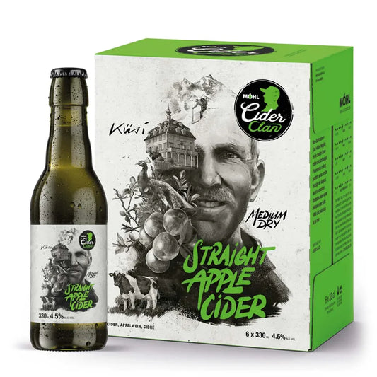 Möhl Cider Clan - Straight Apple Cider - Chuchichäschtli - Feines aus der Schweiz