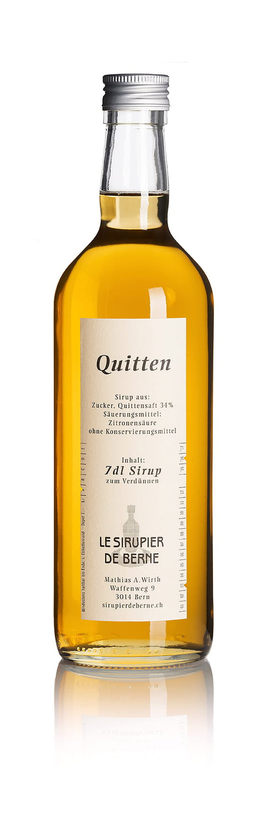 Quitten Sirup (Grosse Flasche) - Chuchichäschtli - Feines aus der Schweiz