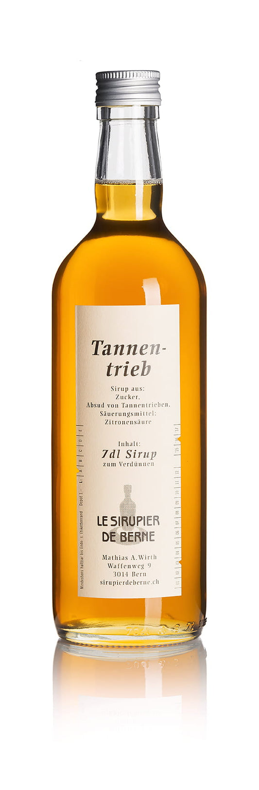 Tannentrieb Sirup (Grosse Flasche) - Chuchichäschtli - Feines aus der Schweiz