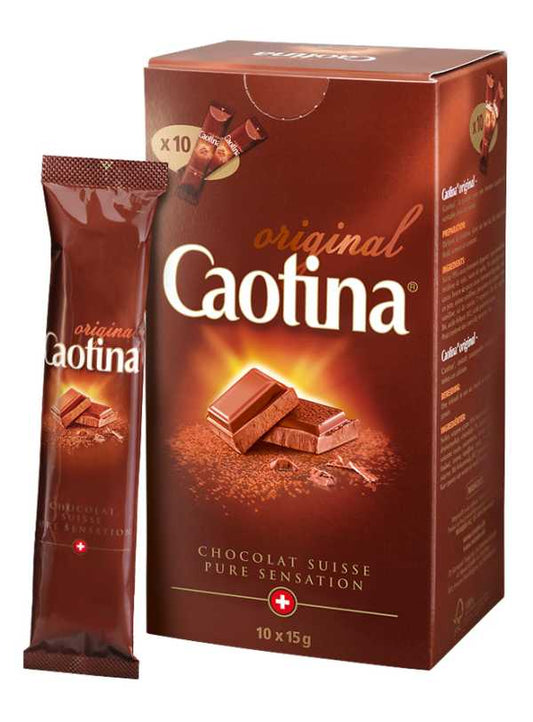 Caotina Original Sticks (10 Portionen à 15g) - Chuchichäschtli - Feines aus der Schweiz