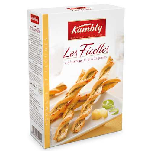 Kambly Ficelles au Fromage et Legumes - Chuchichäschtli - Feines aus der Schweiz