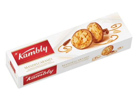 Kambly Florentin (Mandelcaramel) - Chuchichäschtli - Feines aus der Schweiz