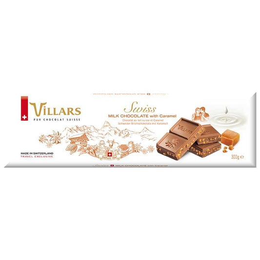 Villars Milchschokolade Caramel grosse Tafel - Chuchichäschtli - Feines aus der Schweiz